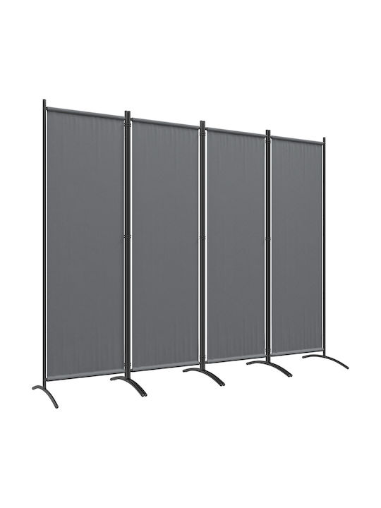 Outsunny Raumteiler Metall 221x172cm