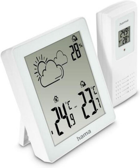 HAMA 00222234 Drahtlos Wetterstation Digital Tischplatte Weiß HAMA 00222234 Drahtlos Wetterstation Digital Tischplatte Weiß
