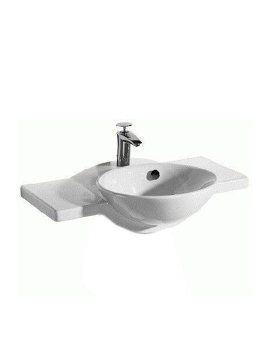 Ideal Standard Einbau Badezimmerwaschbecken Porzellan 100x58x20,5cm Weiß
