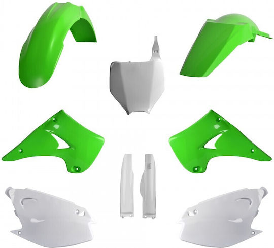 Polisport Σετ Πλαστικά Μοτοσυκλέτας για Kawasaki KX Πράσινο