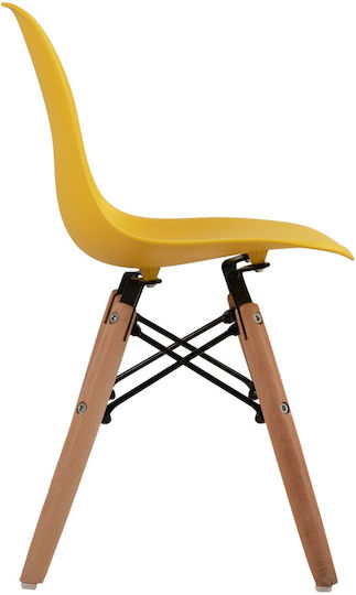 Stuhl Kid Gelb 30.5x33x59cm 1Stück