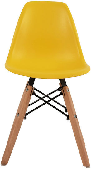 Stuhl Kid Gelb 30.5x33x59cm 1Stück