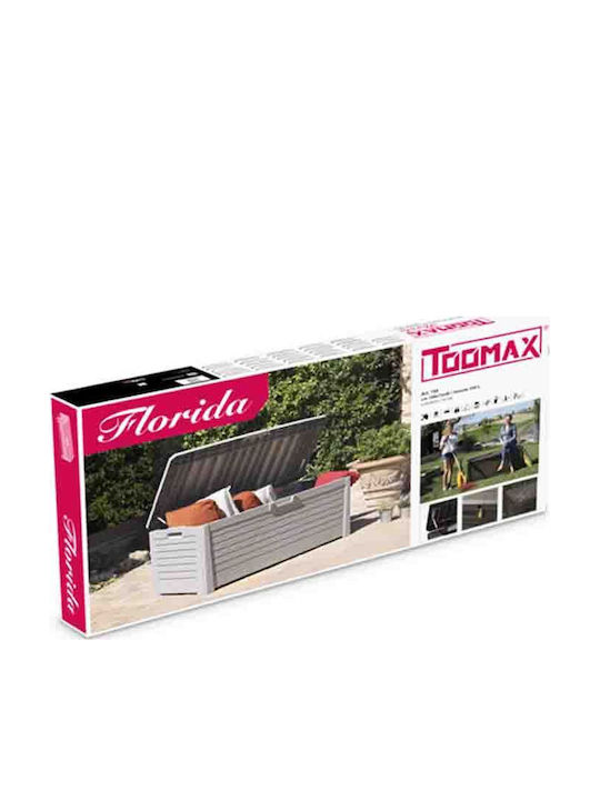 Toomax Außenlagerbox Florida Kunststoff 550Es Anthracite L148xB72xH60cm