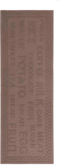 Sorema Grocery Kitchen Mat Runner Coffee 55x150εκ.