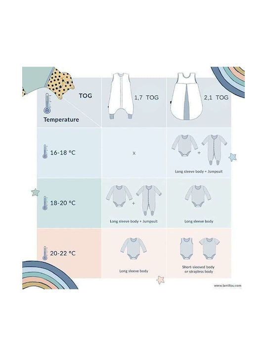 La Millou Winter Sleeping Bag Multicolour