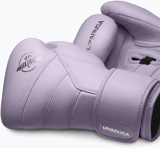 Hayabusa Mănuși de box din piele pentru competiție Violet