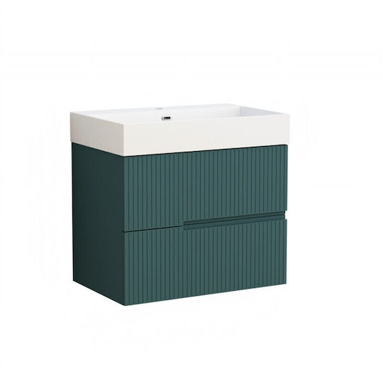 Inter Ceramic Eloria Πάγκος χωρίς Νιπτήρα Μ45xΒ71xΥ66.5cm