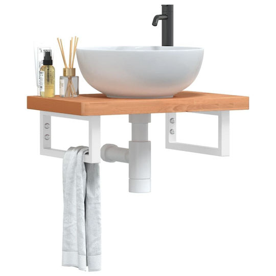 vidaXL Countertop without Sink L60xW40xH4cm Coffee