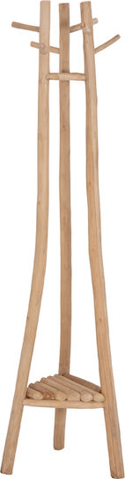 HomeMarkt Καλόγερος Ξύλινος Καφέ 52x52cm