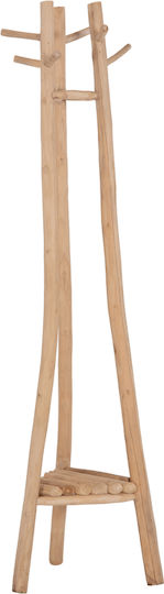 HomeMarkt Καλόγερος Ξύλινος Καφέ 52x52cm