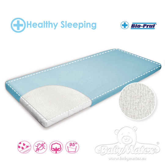 Matex Fitted Waterproof Bed Mattress Protector Terry Towel White 70x140cm