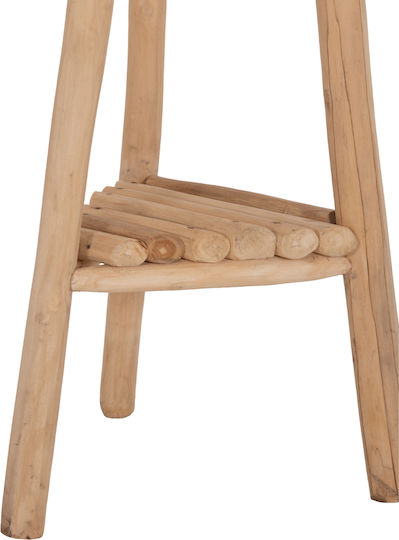 HomeMarkt Καλόγερος Ξύλινος Καφέ 52x52cm
