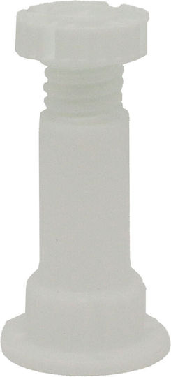 Hard Plast Plastic Furniture Leg Suitable for Cupboard / Wardrobe White