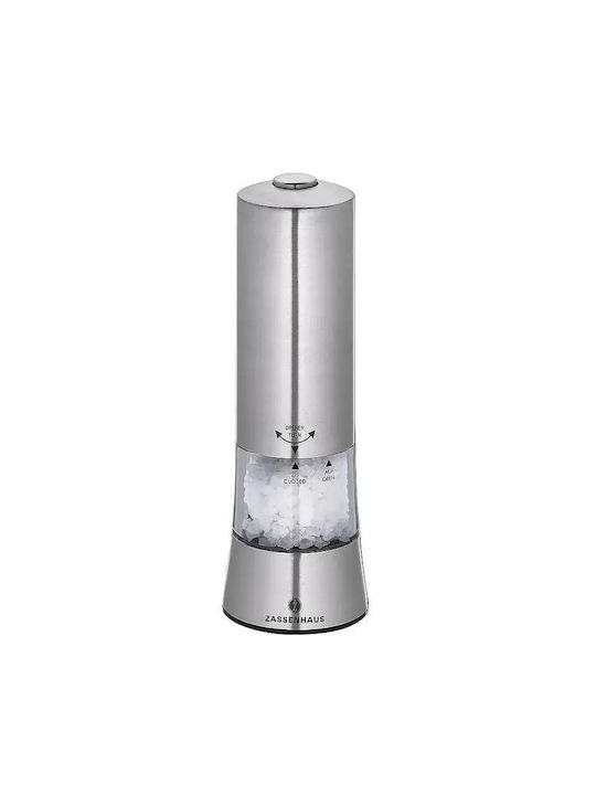 Zassenhaus Electric Inox Salt Mill In Gray Colour 18cm