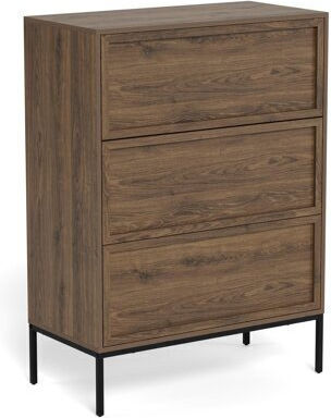 Norsica 1049 Wooden and Metal Chest of Drawers 80x40x110cm Norsica 1049 Wooden and Metal Chest of Drawers 80x40x110cm
