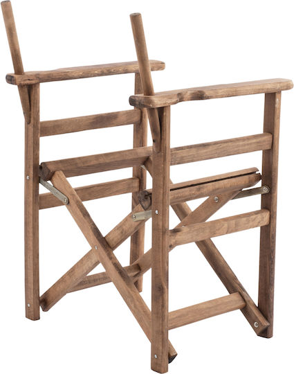 HomeMarkt Lemnos Rahmen Für Stuhl Für Regisseur Hölzernes 57x54x88,5cm Braun