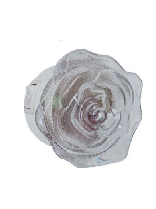 Vito Lămpi De Veghe Pentru Copii LED Rose La Rețea Albastru Rece Cu Iluminare Albă