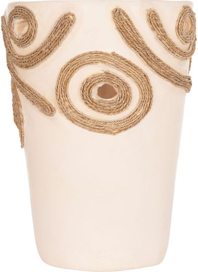 HomeMarkt Decorative Vase Ceramic Dean Beige Y22cm