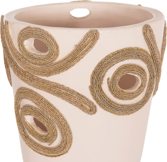HomeMarkt Decorative Vase Ceramic Dean Beige Y22cm