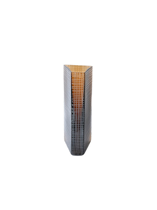 Liberta Decorative Glass Vase Honey Brown 16x12xH33cm