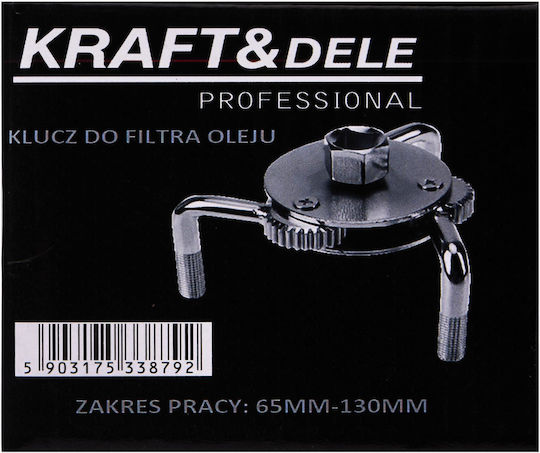 Kraft & Dele Spider Oil Filter Wrench 65-135mm