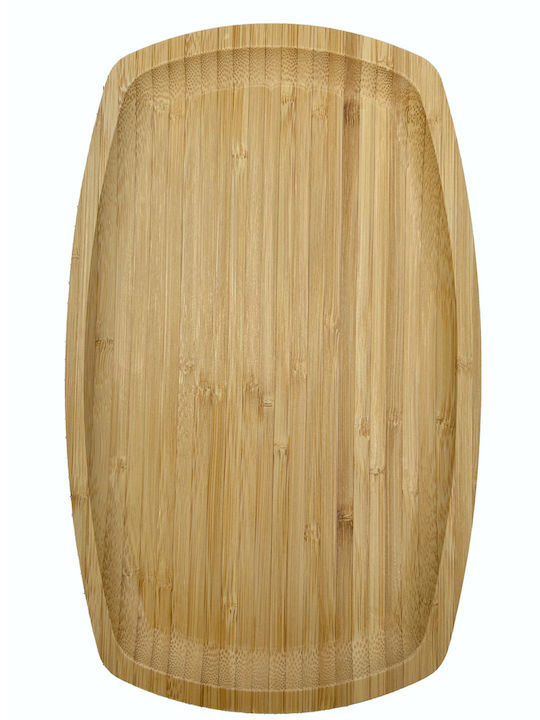 TnS Holz Oval Serviertablett 33x20cm 1Stück