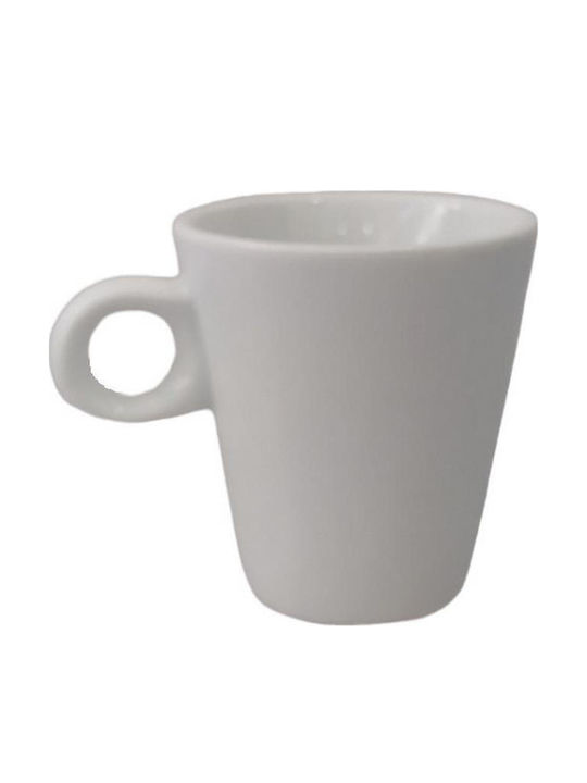 Oriana Ferelli Set of Cups Coffee Porcelain White 6pcs