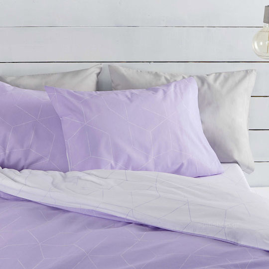 Nima Fade Κουβερλί Μονό Βαμβακερό Lilac 160x240cm