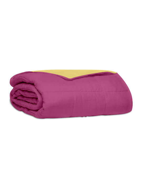 Sunshine Tagesdecke Übergröße Baumwolle Pink 220x240cm