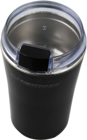 Esperanza Electric Coffee Grinder 160W for 70gr Beans Black