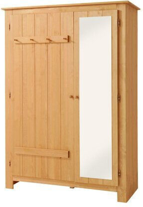 Denton 1276 Doppeltür Kleiderschrank 120x50x170cm Braun Denton 1276 Doppeltür Kleiderschrank 120x50x170cm Braun