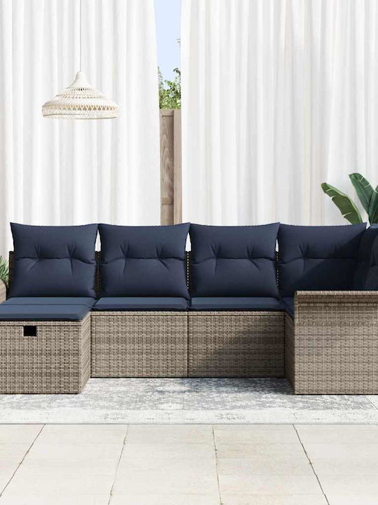 Ecksofa für den Außenbereich Rattan