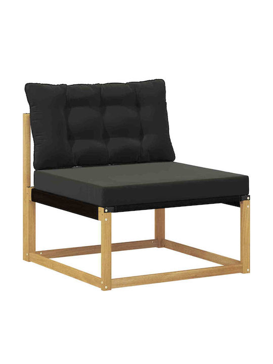 Ecksofa Outdoor Hölzernes mit Kissen 329x170.5x73cm