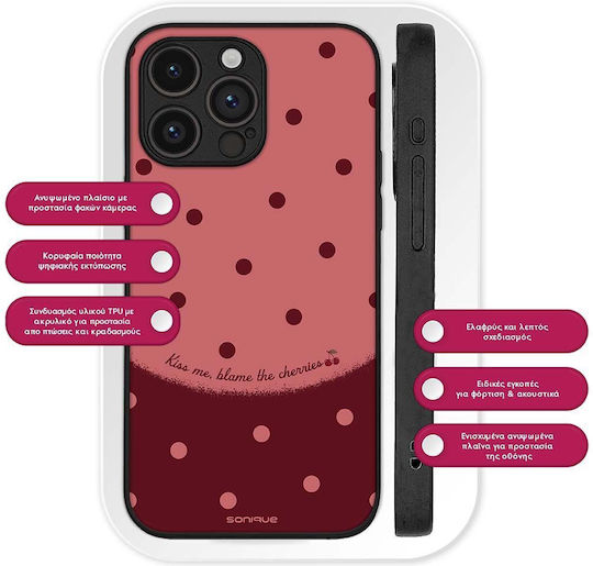 Sonique Delulu Polka Era Series Motorola Moto G35 5G Blame Cherries Mobile Phone Case