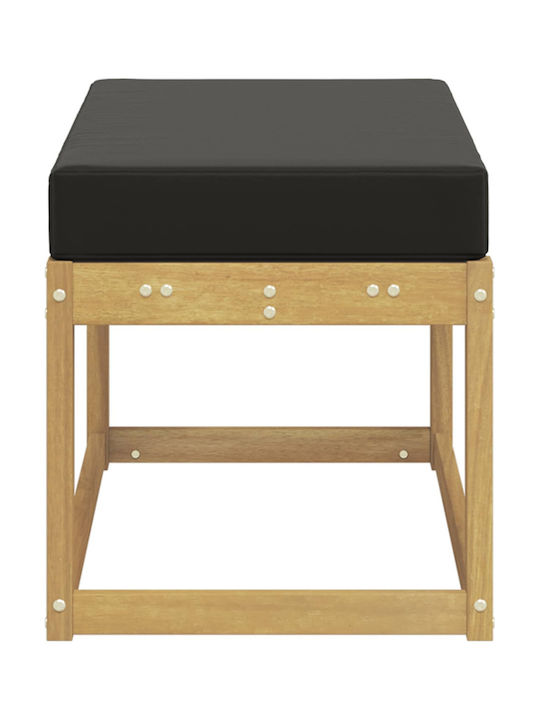 Bancă De Exterior Din Lemn Cu Perne 80x43x45cm