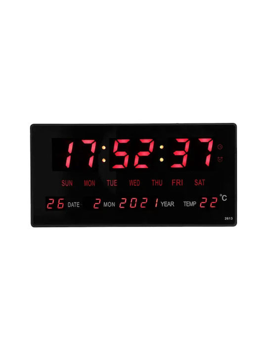 Wall Clock Digital 15.1x36.8cm