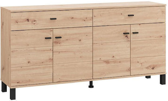 Μπουφές 154 Ξύλινος με Συρτάρια 154x35x78cm Μπουφές 154 Ξύλινος με Συρτάρια 154x35x78cm