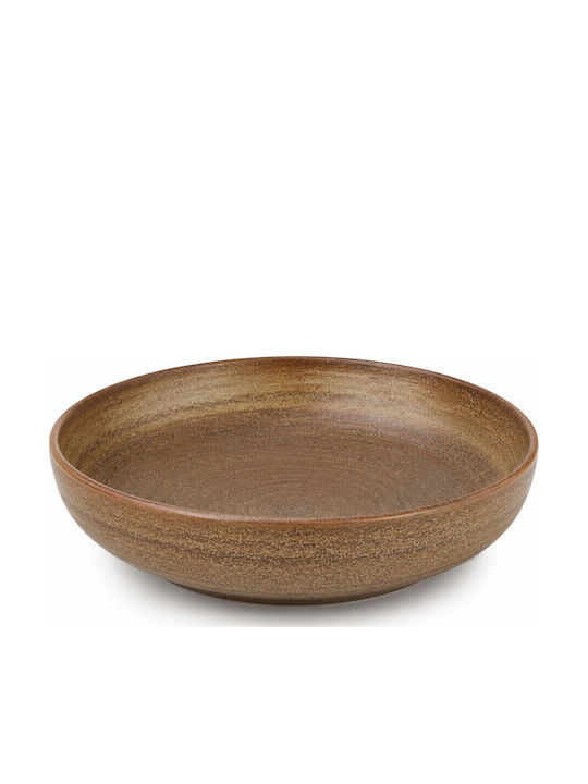 Yuk Πιάτο Βαθύ από Πορσελάνη με Διάμετρο 22.5cm 6τμχ