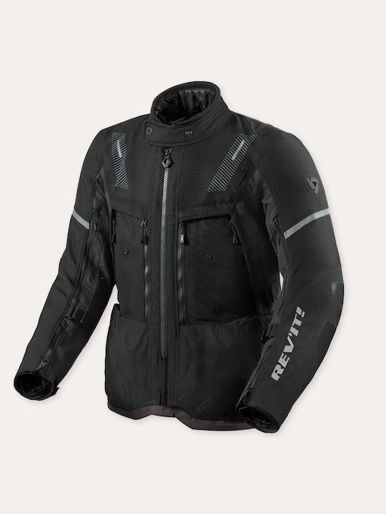 Rev'IT Sand 5 H2O Winter Men's Motorcycle Jacket Waterproof Silver / Anthracite