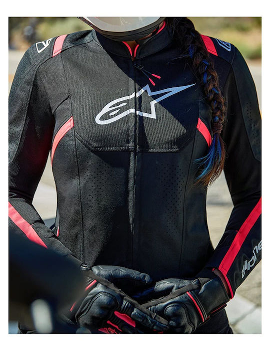 Alpinestars T-SPS Air V2 Jachetă De Călărie Pentru Femei De Vară Neagră/Roz