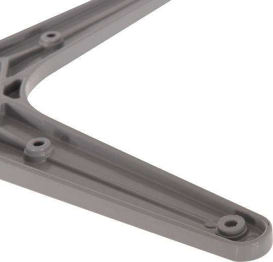 HomeMarkt Aluminium Tischständer Für Tisch / Büro Weiß 45x45x72cm