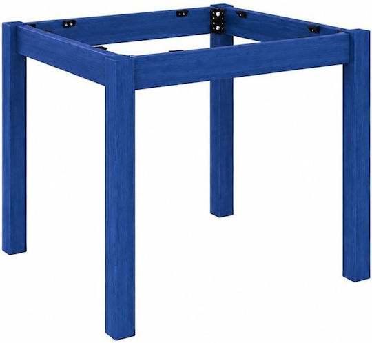 Woodwell Βάση Τραπεζιού Μπλε 60x60x73cm