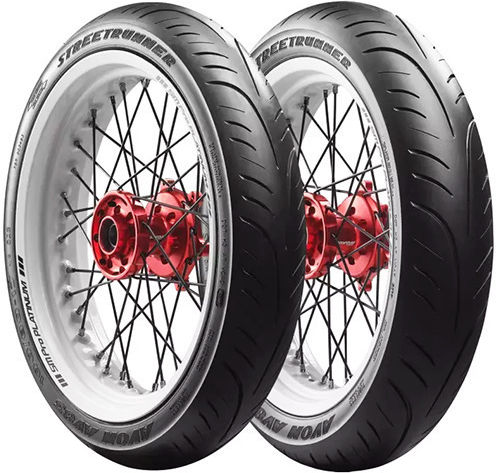 Avon Streetrunner AV83 Гума за мотор Безкамерни гуми с размери 2.50-17 43Спецификация на електронен търговски сайт