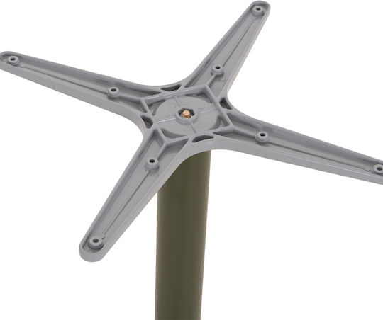 HomeMarkt Stand De Masă Din Aluminiu Pentru Tabel Cu Reglaj Verde 66x66x72cm