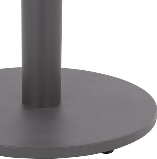 Freebox Table Stand Metallic with Adjustable Gray 45x45x72cm