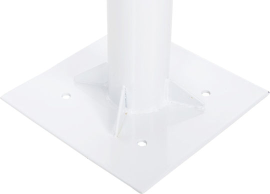 Freebox Βάση Ομπρέλας Μεταλλική Λευκή 22x22x45cm