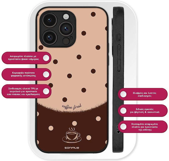 Калъф Sonique Delulu Polka Era Series Honor 20 Nova 5t Кафяв First
