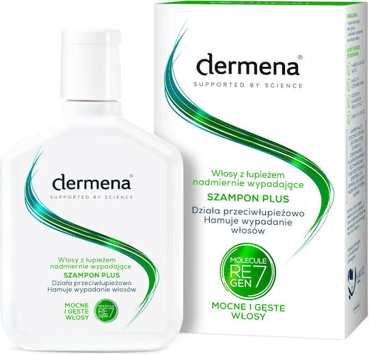 Dermena Plus Shampoos against Dandruff & Hair Loss for Normal Hair 200ml