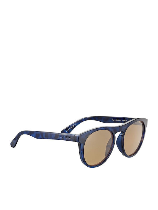 Serengeti Kingman Unisex Sunglasses with Brown Tartaruga Plastic Frame and Brown Lens SS572003