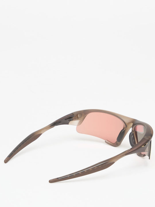 Oakley Herren Sonnenbrille mit Braun Gestell und Rot Linse OO9532-10